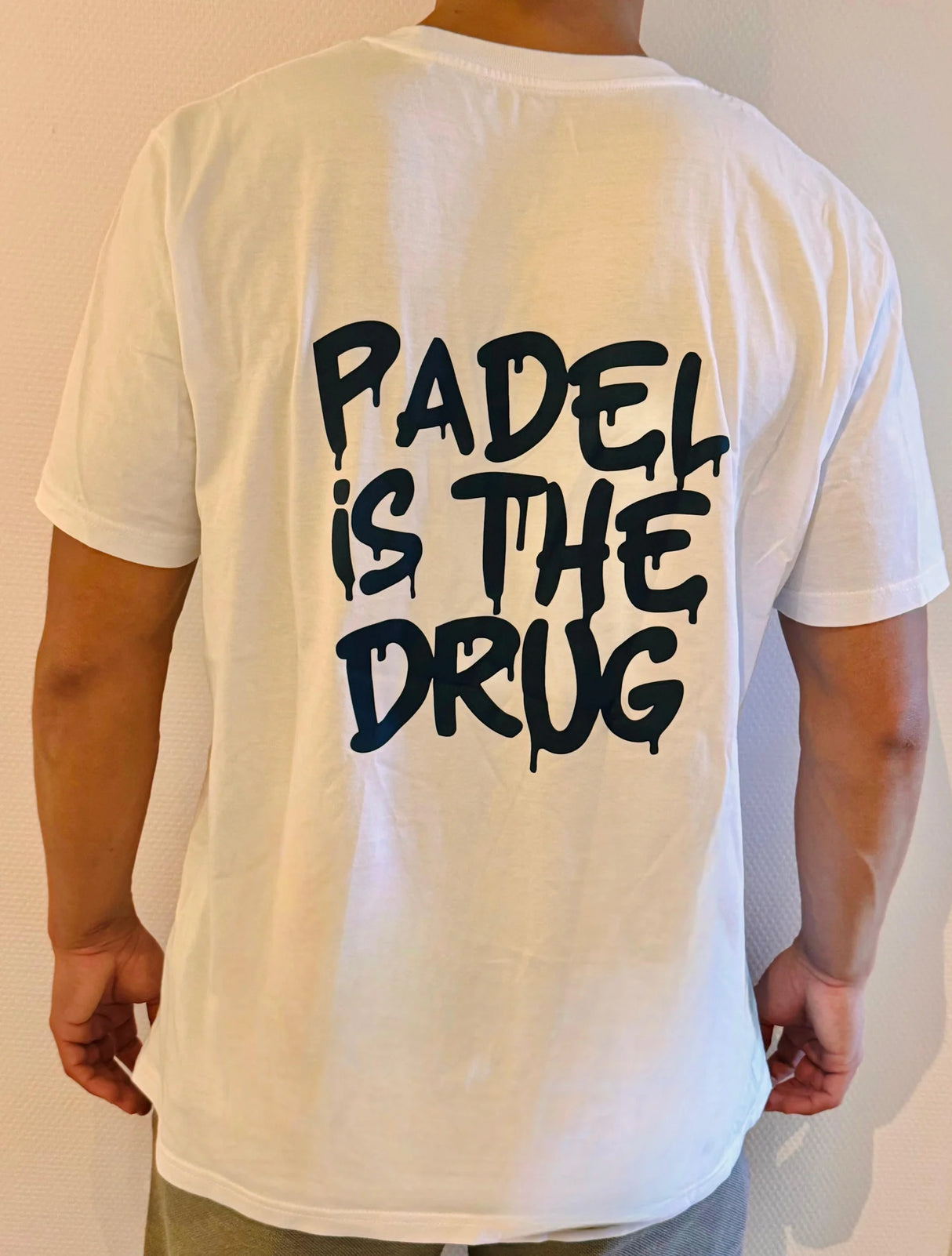 T-shirt Wit | Padel Is The Drug