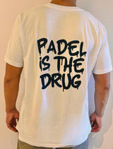 T-shirt Wit | Padel Is The Drug