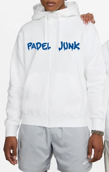 Vest met rits Wit | Padel Junk