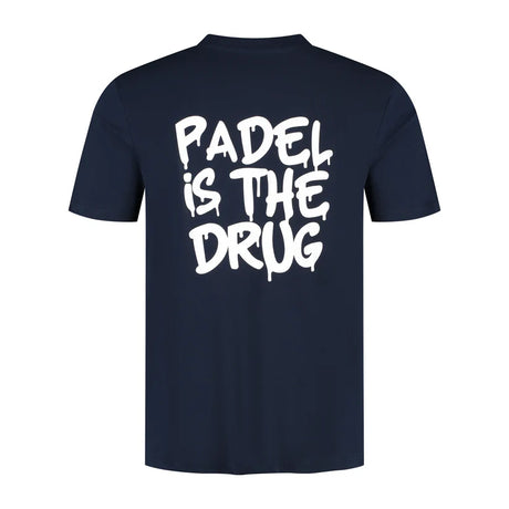 T-shirt  Donkerblauw | Padel Is The Drug