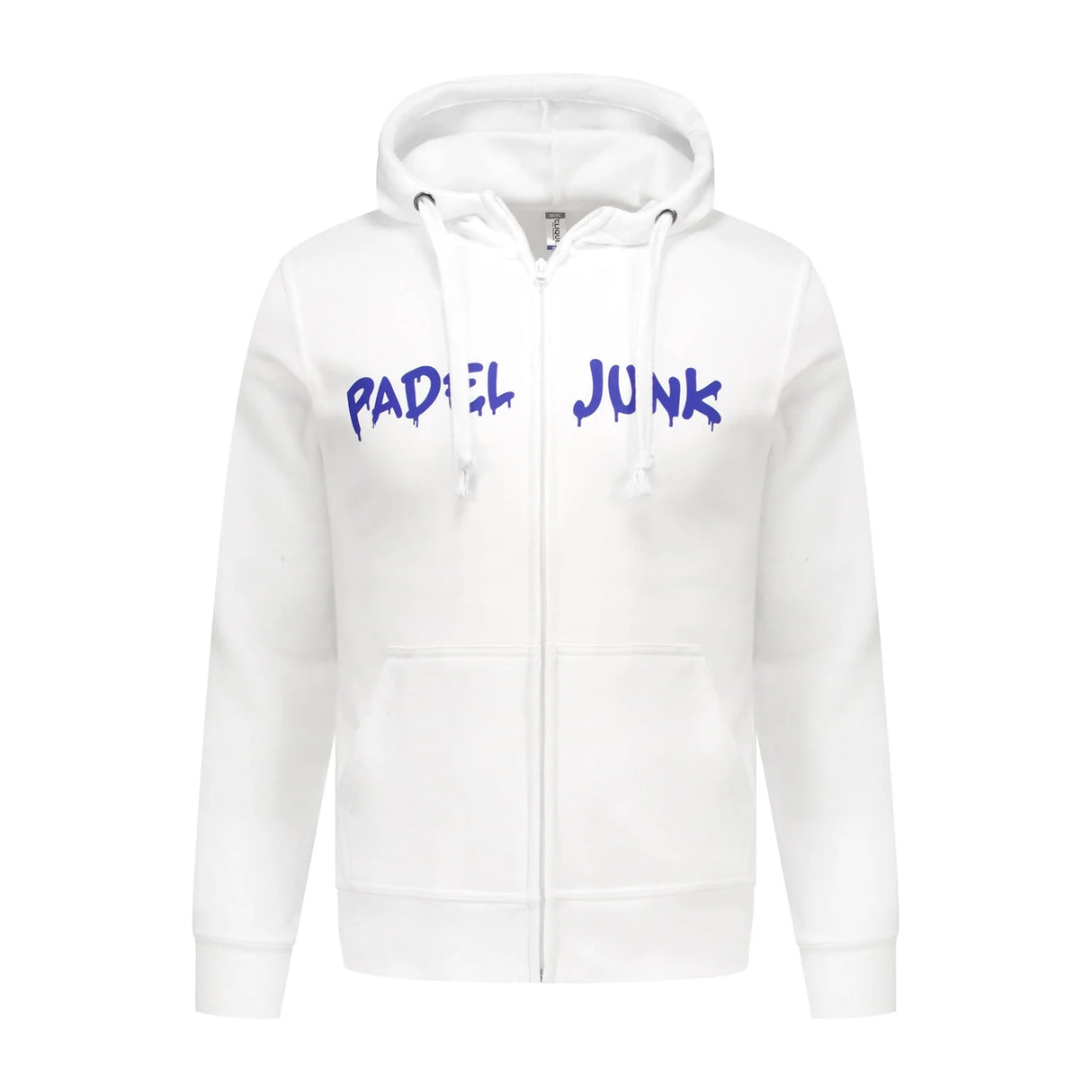 Vest met rits Wit | Padel Junk