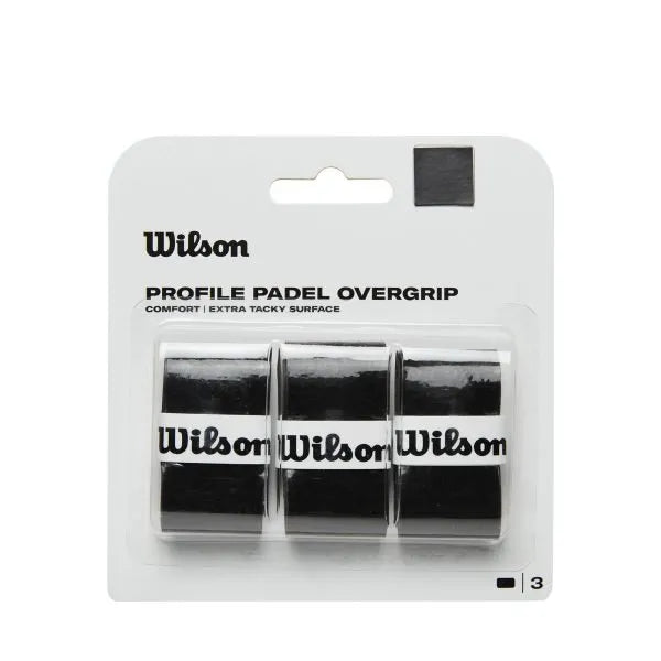 Wilson Profile Padel Zwart Overgrips