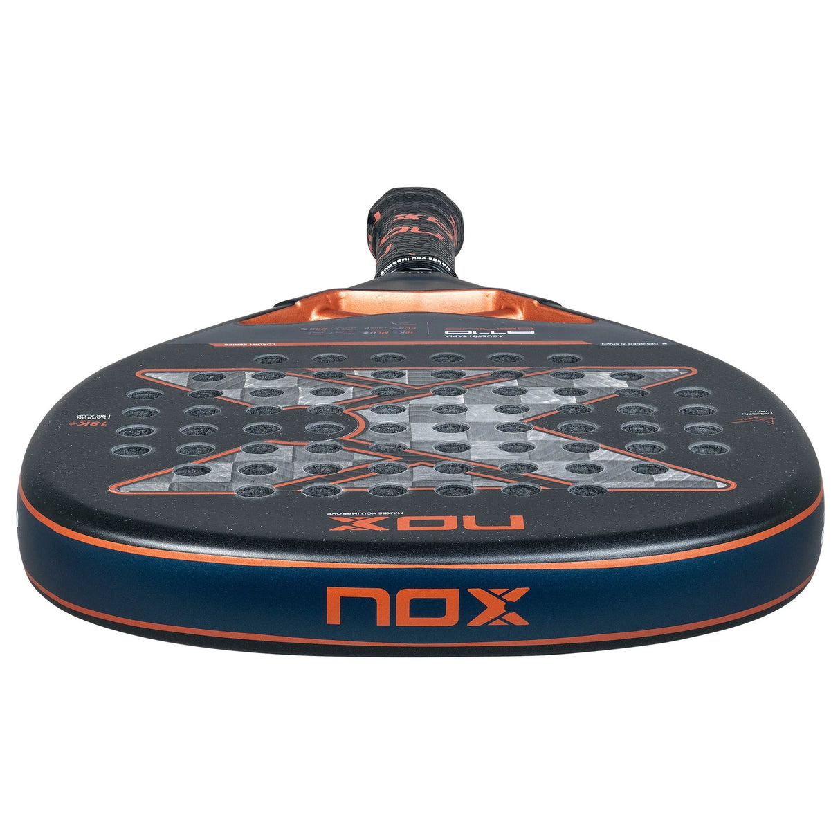 NOX AT10 Genius Attack 18K Alum 2025 by Agustín Tapia Padel Racket